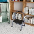 thumbnail image 4 of COSCO 1-Step Folding BIG Step Steel Step Stool, 225 lb. Capacity (Navy), 4 of 6