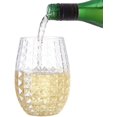 thumbnail image 2 of Copa de vino de piña transparente PET de 12 oz, copa de vino tinto de plástico de grado alimenticio con forma de huevo, taza de whisky de gran capacidad de 360 ml, 2 of 5