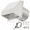 White-8 Inch, variant on 10 Inch Black Galvanized Steel Wall Vent With Damper For Kitchen, Basement, HVAC