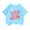 Blue, variant on Girls T shirts Short Sleeve Crewneck Cartoon Letter Print Graphic Tees Casual Loose Stylish Cute T-Shirts for Girls Size 2-4Y