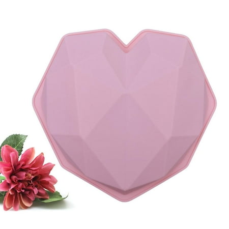 

IMSHIE Heart Shaped Molds Silicone Non-Sticky Cookie Dessert Mould 3D Silicone Mold Mousse Cake Mold for Home Kitchen DIY Tool trendy