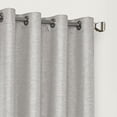 thumbnail image 2 of Eclipse Presto Grommet Thermalayer Blackout 52 x 95 Curtain Panel in Grey, 2 of 3