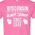 thumbnail image 4 of Inktastic Wisconsin Awesome Since 1848 T-Shirt, 4 of 5
