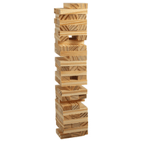 Mini Tumbling Tower Games, 72-pc. Set; 2"X2"X8"
