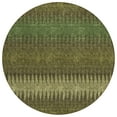 thumbnail image 2 of Addison Rugs Chantille Indoor/Outdoor Transitional Stripes Olive Washable Round Rug, 8' x 8', 2 of 6