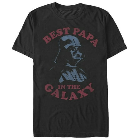 Star Wars Men's Darth Vader Best Papa in the Galaxy