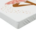thumbnail image 2 of Ambesonne Retro Fitted Sheet 2 Pcs Set, Ballerina Dancing, King, Brown Rose, 2 of 3