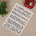 thumbnail image 4 of Ocean Waves Borders Clear Stamps Transparent Silicone Stamp Seal for Card Making Decoration and DIY Scrapbooking DIY, 4 of 6