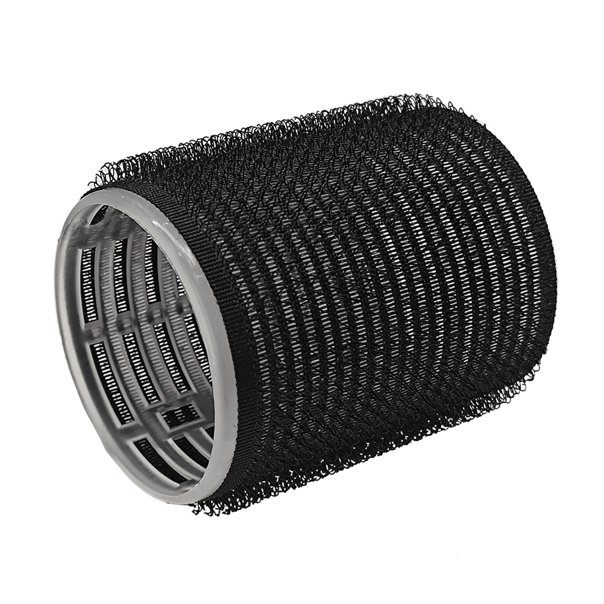 cisilov Self Grip Velcro Hair Rollers for Women, 4 Sizes Curlers for Long Short Hair with Hair Roller Clips, Comb & Storage Bag, Black