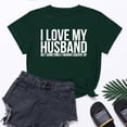 thumbnail image 1 of Meichang T-Shirts Cœur d'Amour pour Femmes T-Shirts de la Saint-Valentin Imprimé Cœur T-Shirts de Vacances Hauts de la Saint-Valentin Manches Courtes Col Rond Blouses, 1 of 5