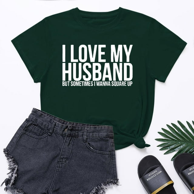 Meichang T-Shirts Cœur d'Amour pour Femmes T-Shirts de la Saint-Valentin Imprimé Cœur T-Shirts de Vacances Hauts de la Saint-Valentin Manches Courtes Col Rond Blouses