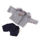 thumbnail image 3 of Trajes de Pantalones Zulema para muñecas gris con accesorios, 3 of 8