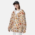 thumbnail image 3 of Balery Thanksgiving with Food Sudadera ligera de manga larga con capucha y protección solar UPF 50+ para hombre y mujer, ideal para pesca y running-3X-Large, 3 of 7
