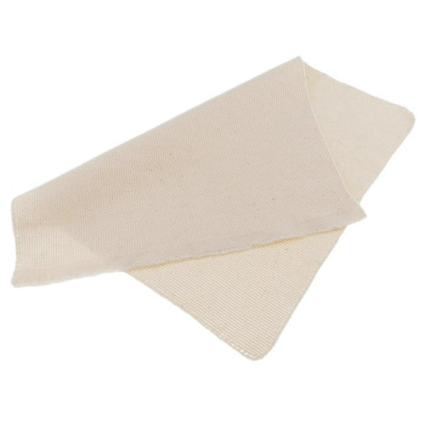 Tela bordada con costura beige claro, tela de color liso y sólido Los 30x34cm