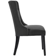 thumbnail image 3 of Modern Contemporary Urban Design Kitchen Room Dining Chair, Black, Faux Leather, 3 of 4