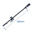 thumbnail image 1 of 1pc Black Microphone Stand Crossbar Rotating Useful Microphone Stand Boom Arms Holder Extension Bracket 55CM Practical Accessory Phone Clip, 1 of 10