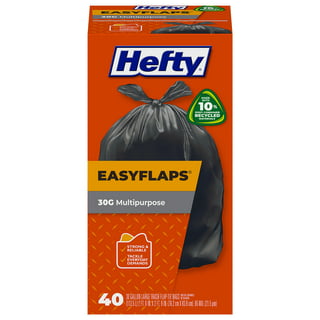  Hefty Trash Bags/Garbage Bags, Flap Tie, Tropical Paradise  Scent, Small 4 Gallon, 26 Count : Health & Household