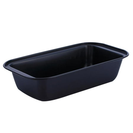 

Bakeware with Nonstick Coating - Heavy Carbon Steel Bread Pan Rectangular Cake Mould Box Black