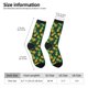 thumbnail image 2 of Fotbe Pineapples with Palm Leaves Calcetas Largas con Estampado para Hombre y Mujer – Calcetas de Compresión Transpirables y Elásticas, Viajar y Uso Diario Talla 5-11, 2 of 6