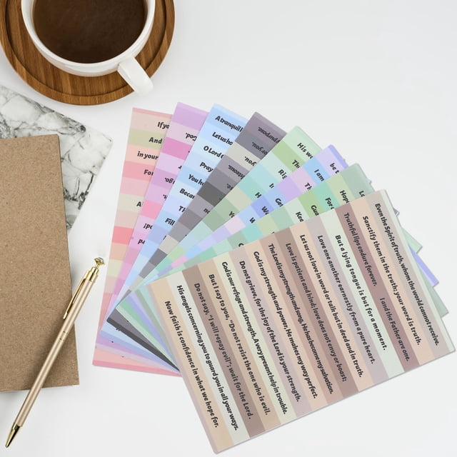 unbranded Sticker Para Álbum Y Journaling Con Palabras Bíblicas Multicolor Y Estilo Vintage Delicado