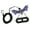 Black, variant on Small Reptiles Animals Harness,Small Reptiles Animals Harness Soft Bearded Dragon Leash for Outdoor Walking for Hamsters Lizard,Adjustable Bearded Dragon Leash