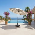 thumbnail image 2 of Parasol Sunset 8' – Beige rayé, 2 of 7