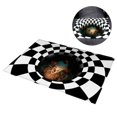 thumbnail image 2 of Kearding Alfombra de área 3D, alfombra antideslizante, alfombrilla para suelo, decoración del hogar para dormitorio, sala de estar, 50x80cm Decoración del hogar  150x100cm Kearding HA001127-01, 2 of 8