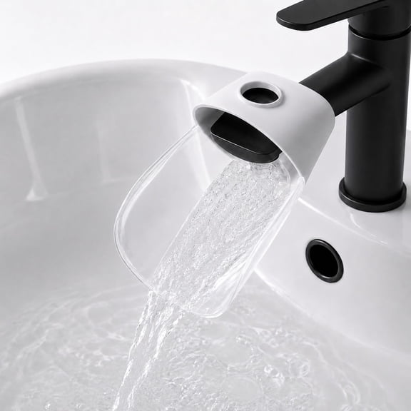 Faucet Extender - 1 Pack Sink Xxtender, Faucet Extender for Toddlers Baby Children Hand Washing, Bathroom Kitchen Spout Extender for Faucet, Adjustable Faucets Extension