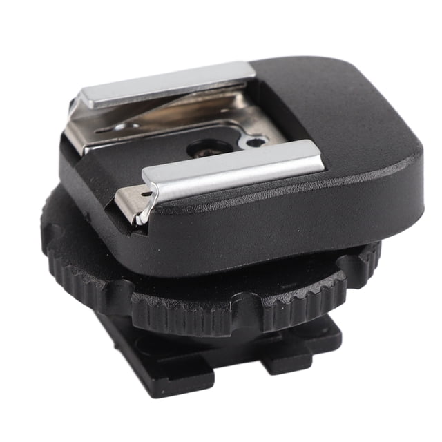 Adaptador de zapata CSM‑3 ABS negro para flash, accesorio para videocámara