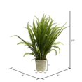 thumbnail image 2 of Vickerman FE180601 Herbe Verte de 27 Po dans un Pot en Papier, 2 of 2