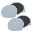 thumbnail image 1 of Almohadillas de electrodos adelgazantes, 2 pares de almohadillas de electrodos de 85 mm de diámetro Almohadillas de electrodos de silicona Funcionalidad versátil, 1 of 9