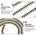 thumbnail image 2 of DIY Rhinestone Chain Black Alloy for Decor with Creative Appearance and Easy Sewing, 2 of 3