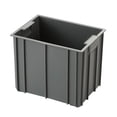 thumbnail image 4 of Industrial Storage Box Heavy Duty Storage Bin for Organizing Portable Car Trunk Organizer Storage Container for Closet Garage Gray 19x13x15cm, 4 of 7