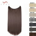 thumbnail image 2 of Sego Invisible Secret Wire in Real Hair Extensions One Piece Curly Wavy Straight Thick Hair Extension Synthetic Hairpieces for Women, 2 of 7