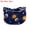 Sky blue-2pcs, variant on 2pcs European and American style starry sky and moon printed headband, wide-sided non-slip sports headband, yoga fitness products