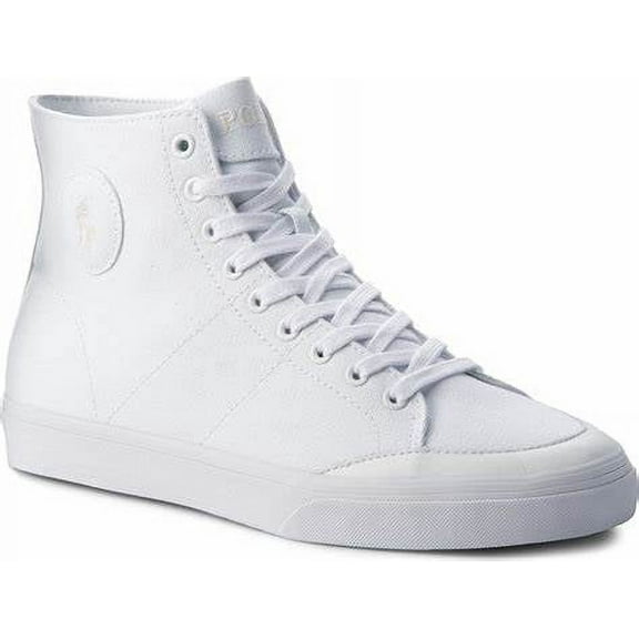 Ralph Lauren Solomon White Canvas Sneaker 7.5M