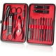 thumbnail image 1 of 18 Pcs Manicure Set (black And Red), 1 of 5