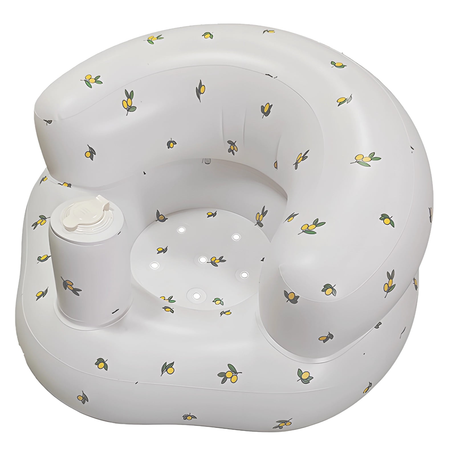 Inflatable Sitting Chair, PVC Seat for 3-36 Months, Soft and Stable, Adjustable for Sitting Up, Anti-Slip Base, Portable for Travel, Picnic, and Beach
