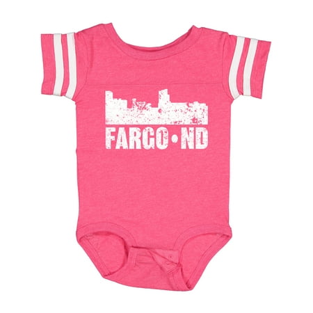 

Inktastic Fargo Skyline Grunge Gift Baby Boy or Baby Girl Bodysuit