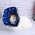 thumbnail image 4 of Collar antimordeduras Bling Bling para gatos con patrón de estrellas de Tela de nailon, 4 of 11