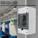 thumbnail image 4 of Caja De Disyuntor De CC, Caja De Distribución De Energía Para Exteriores Diseño Interno Y Externo Racional Resistente IP66 A Prueba De Lluvia A Prueba De Impactos Para, 4 of 7