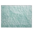 thumbnail image 2 of Addison Rugs Chantille Indoor/Outdoor Transitional Waves Aqua Washable Rectangle Rug, 1'8" x 2'6", 2 of 6