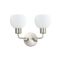 ET2 Lighting 11272SWSN Coraline 2-Light Wall Sconce in Satin Nickel