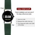 thumbnail image 5 of Uxcell Silicone Watch Band 22mm Soft Rubber Waterproof Watch Strap with Stainless Steel Buckle for Men Women, Green, 5 of 6