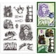 thumbnail image 1 of Sellos transparentes de jardinería, marcos de película, sellos de goma, vallas de jardín, flores, árboles, sellos de silicona., 1 of 7
