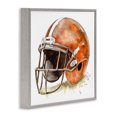 thumbnail image 2 of Stupell Industries Eclectic Red Football Helmet Gray Framed Giclee Art, 12 x 12, by Creative Studio, 2 of 8