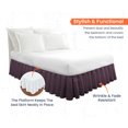 thumbnail image 2 of SGI Bedding 14 Inch Ruffled Bedskirt | Microfiber Ruffled Bed Skirt | Fade-Resistant, Wrinkle-free, Anti-static, Decorative, Extra Storage Space, Clutter-Free |Full, Plum, 2 of 8