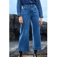 thumbnail image 6 of Versatile High Waist Denim Jeans with Center Seam - Perfect for Casual Fall Outfits | [ZhiHiMeRi] | 4, 6 of 12