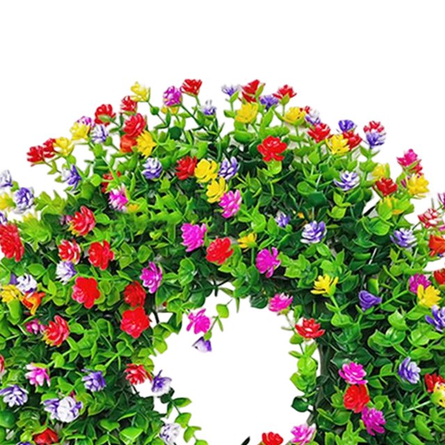Hermosas guirnaldas decorativas de plástico con adorno colgante de primavera para interiores y exteriores Sywqhk Libre de BPA