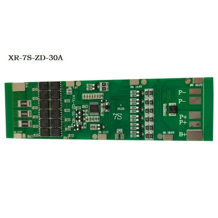 

BMS 7S 24V 10A 20A 30A Lithium Battery Protection Board with Battery Balancer